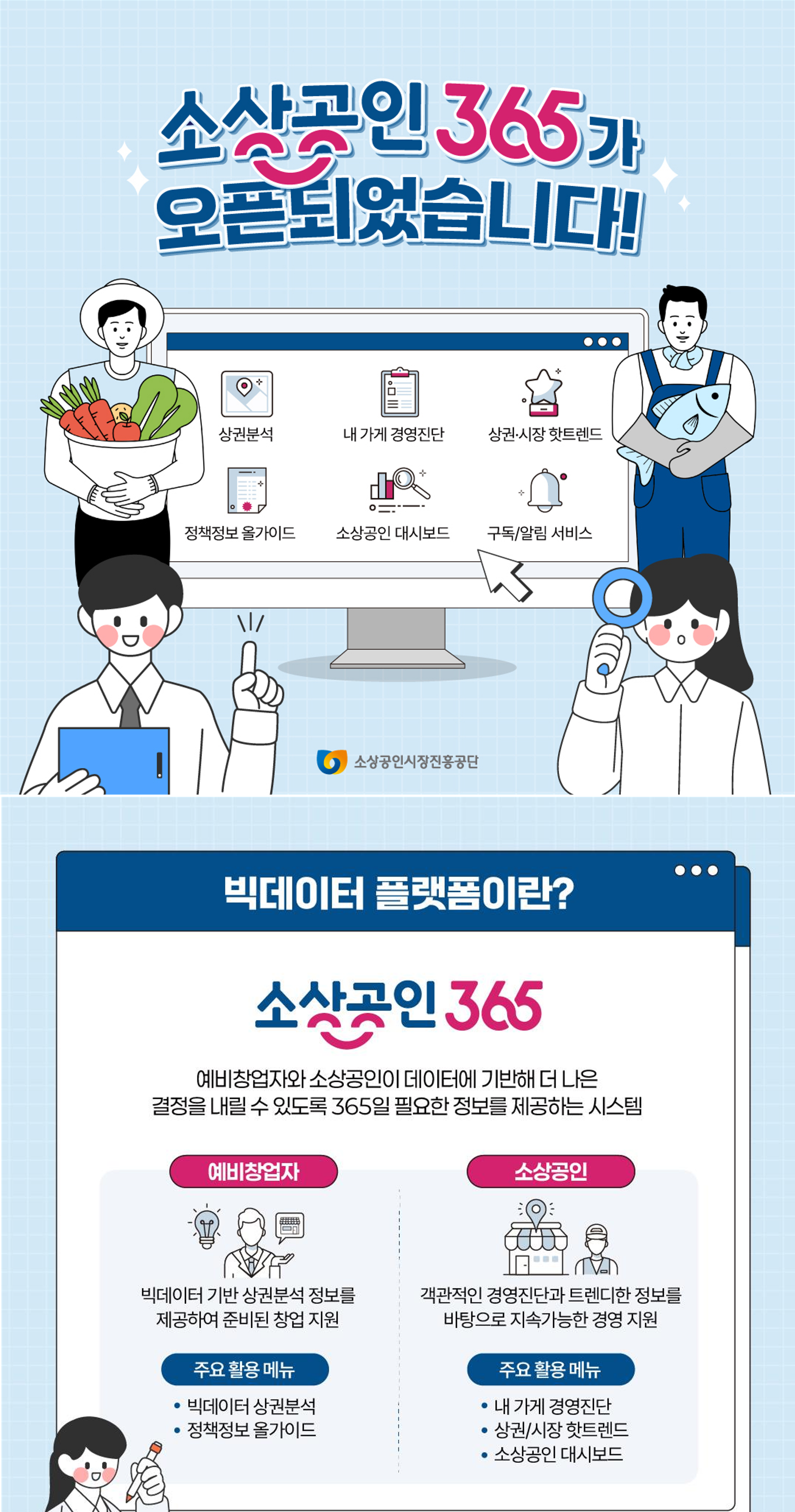소상공인365 정보제공서비스 오픈 이미지 1