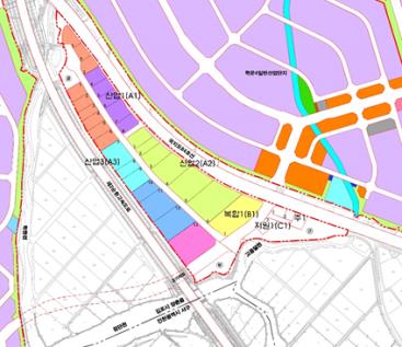 학운4-1일반산업단지 업종배치계획 이미지입니다. 자세한 사항은 웹페이지 하단 담당부서에 문의바랍니다.